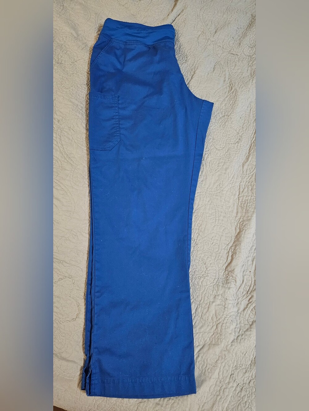 Uniform Advantage Royal Blue Scrub Pants.  Large Petite